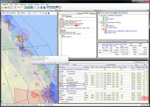 Flight Solver Main Window